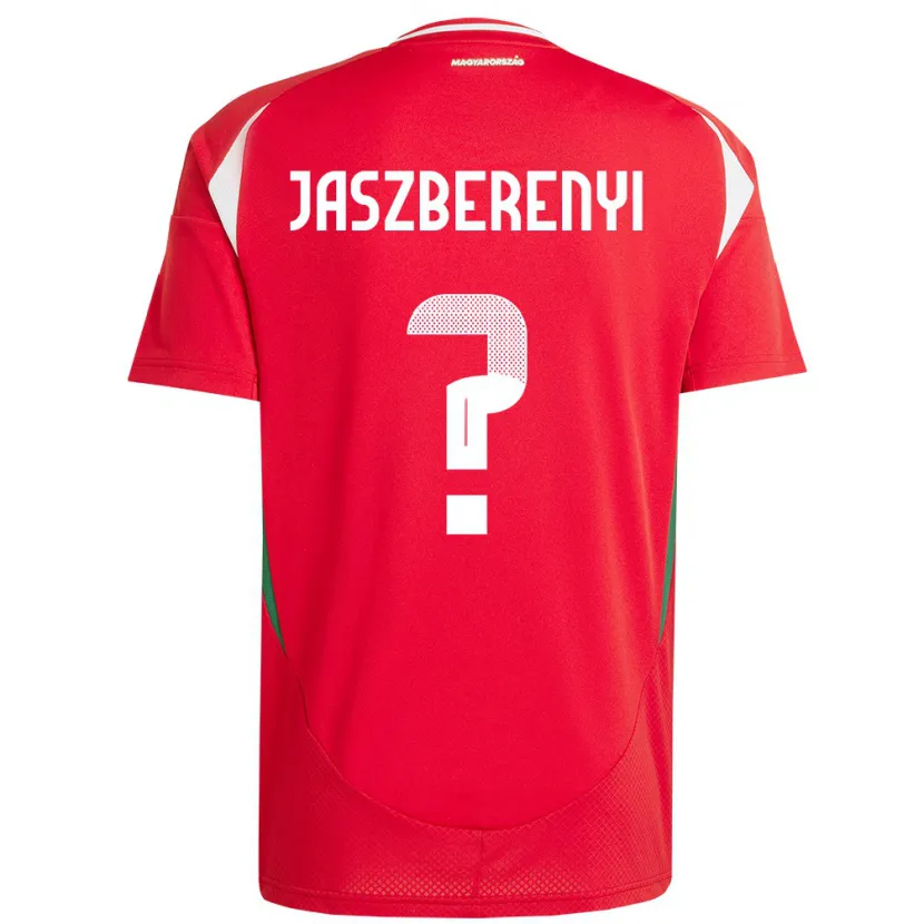 Danxen Hombre Camiseta Hungría Péter Jászberényi #0 Rojo 1ª Equipación 24-26 La Camisa México