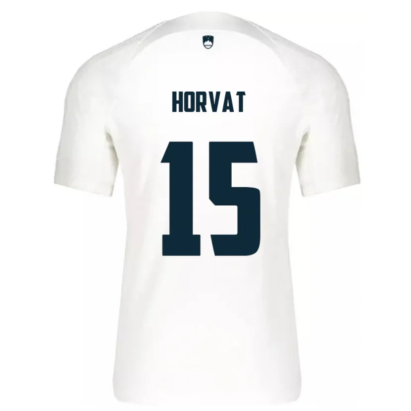 Danxen Hombre Camiseta Eslovenia Tomi Horvat #15 Blanco 1ª Equipación 24-26 La Camisa México