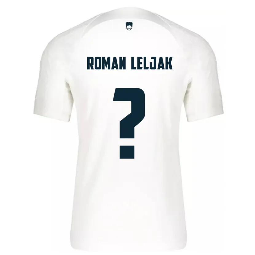 Danxen Hombre Camiseta Eslovenia Nejc Roman Leljak #0 Blanco 1ª Equipación 24-26 La Camisa México