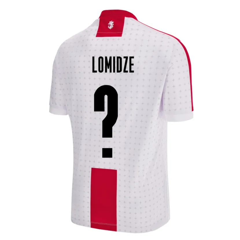 Danxen Hombre Camiseta Georgia Giorgi Lomidze #0 Blanco 1ª Equipación 24-26 La Camisa México