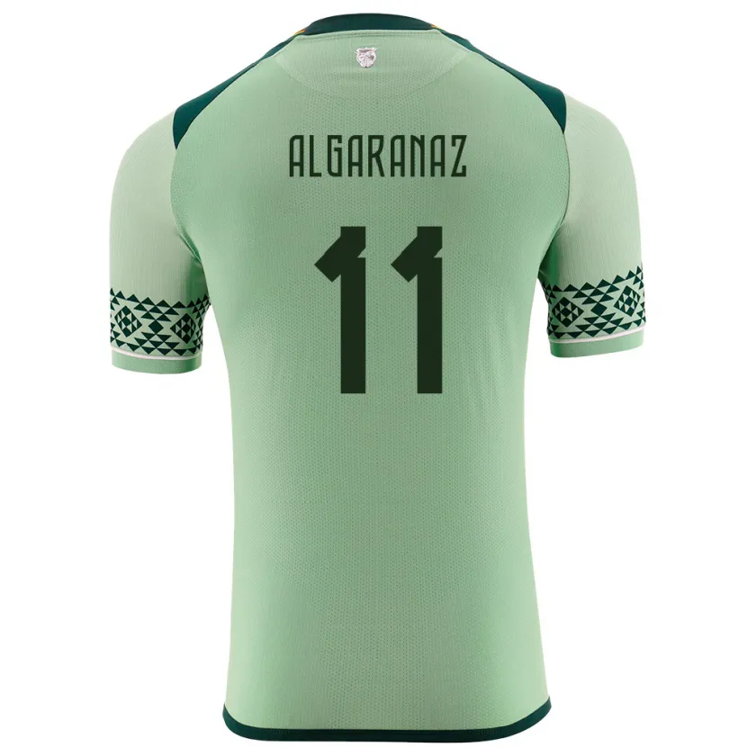 Danxen Hombre Camiseta Bolivia Carmelo Algarañaz #11 Verde Claro 1ª Equipación 24-26 La Camisa México