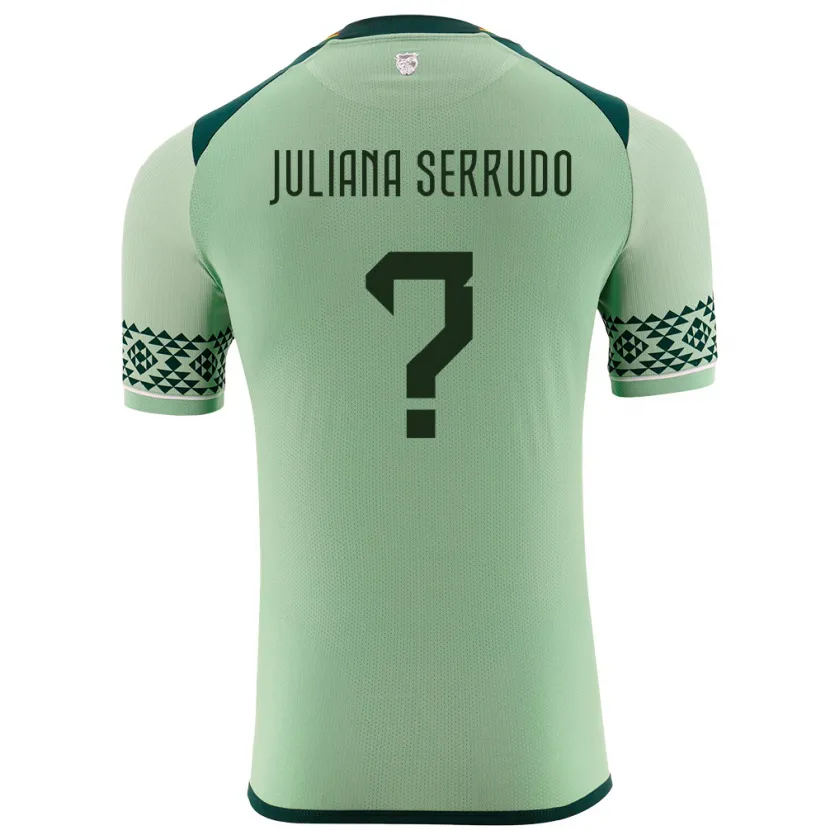 Danxen Hombre Camiseta Bolivia Eyda Juliana Serrudo #0 Verde Claro 1ª Equipación 24-26 La Camisa México