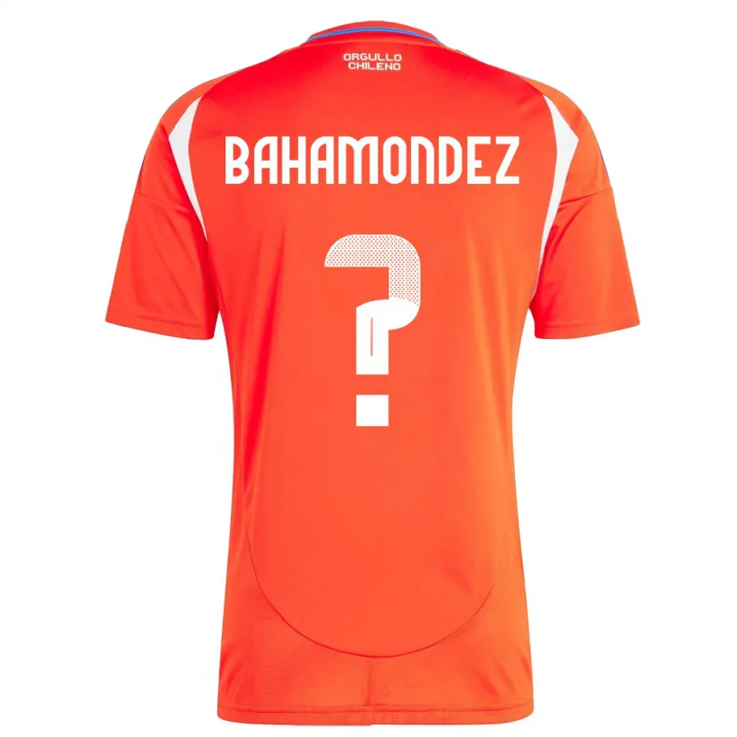 Danxen Hombre Camiseta Chile Taizo Bahamondez #0 Rojo 1ª Equipación 24-26 La Camisa México