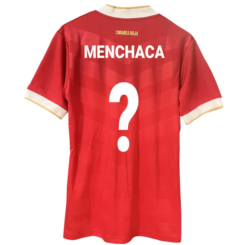 Danxen Hombre Camiseta Panamá Yamell Menchaca #0 Rojo 1ª Equipación 24-26 La Camisa México