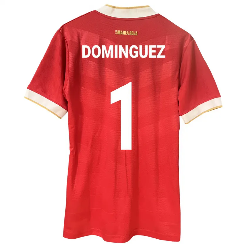 Danxen Hombre Camiseta Panamá Valeska Domínguez #1 Rojo 1ª Equipación 24-26 La Camisa México