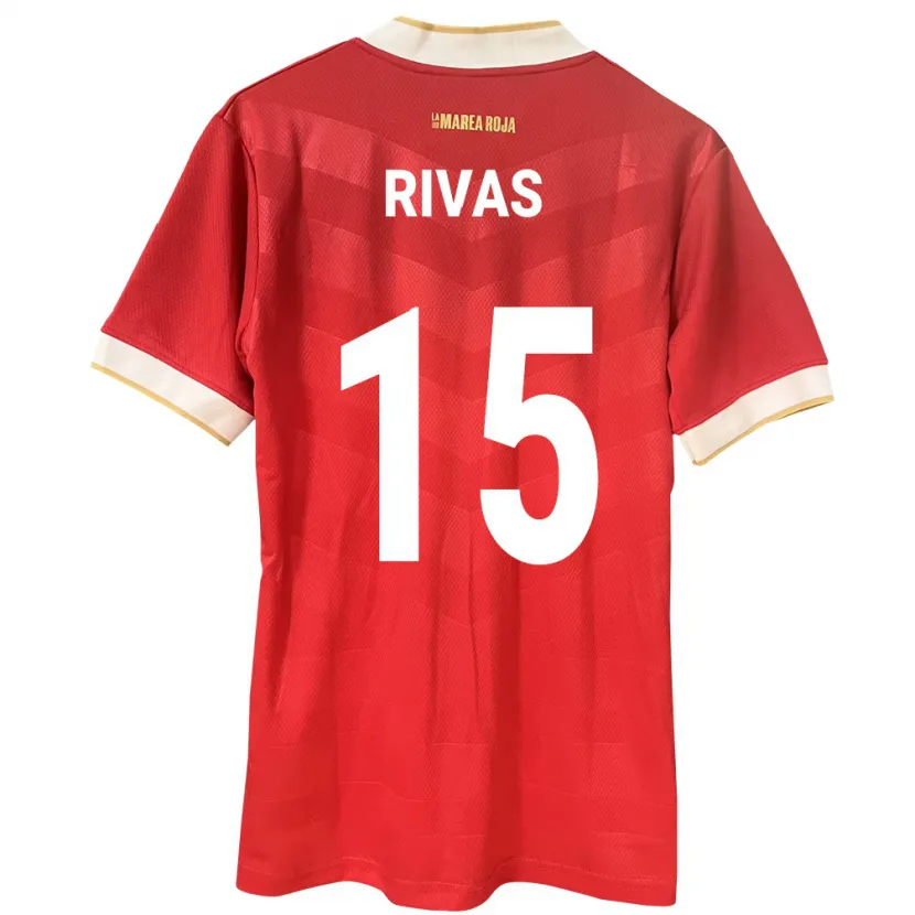 Danxen Hombre Camiseta Panamá Karla Rivas #15 Rojo 1ª Equipación 24-26 La Camisa México