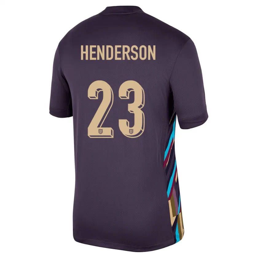 Danxen Hombre Camiseta Inglaterra Dean Henderson #23 Pasa Oscura 2ª Equipación 24-26 La Camisa México