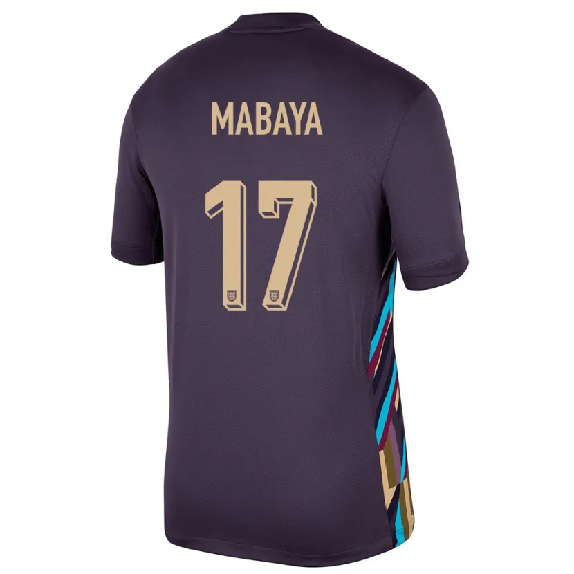 Danxen Hombre Camiseta Inglaterra Isaac Mabaya #17 Pasa Oscura 2ª Equipación 24-26 La Camisa México