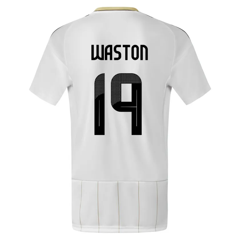 Danxen Hombre Camiseta Costa Rica Kendall Waston #19 Blanco 2ª Equipación 24-26 La Camisa México