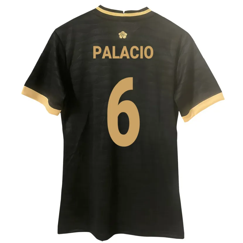 Danxen Hombre Camiseta Panamá Yamileth Palacio #6 Negro 2ª Equipación 24-26 La Camisa México