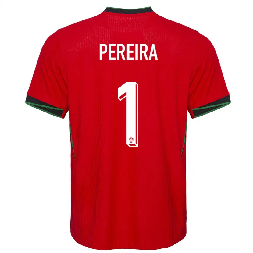 Danxen Mujer Camiseta Portugal Ines Pereira #1 Rojo 1ª Equipación 24-26 La Camisa México