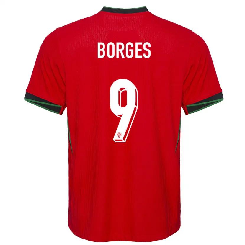 Danxen Mujer Camiseta Portugal Ana Borges #9 Rojo 1ª Equipación 24-26 La Camisa México