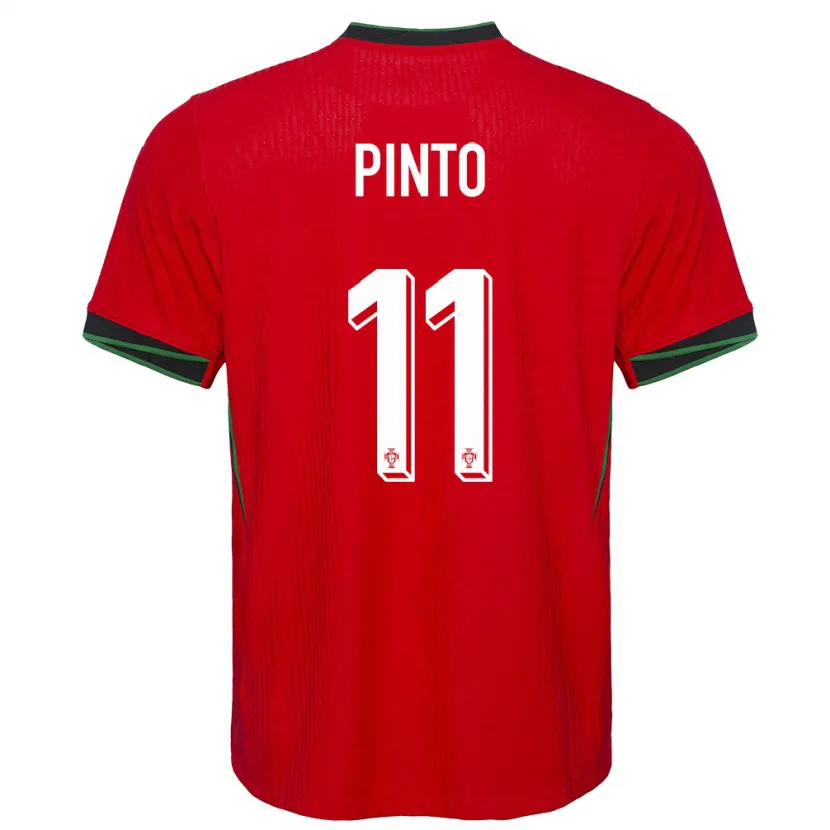 Danxen Mujer Camiseta Portugal Tatiana Pinto #11 Rojo 1ª Equipación 24-26 La Camisa México