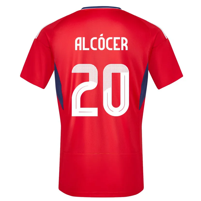 Danxen Mujer Camiseta Costa Rica Josimar Alcocer #20 Rojo 1ª Equipación 24-26 La Camisa México