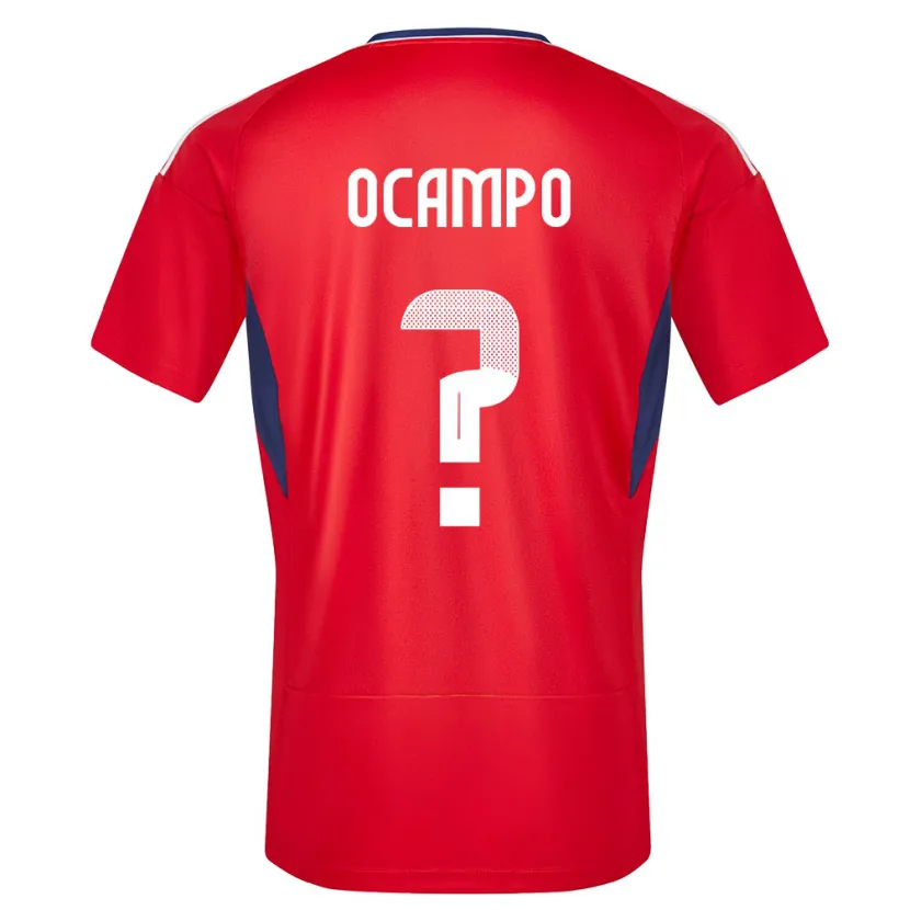 Danxen Mujer Camiseta Costa Rica Benjamin Ocampo #0 Rojo 1ª Equipación 24-26 La Camisa México