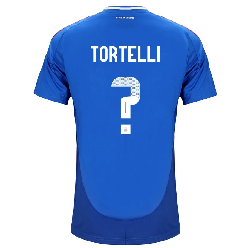 Danxen Mujer Camiseta Italia Alice Tortelli #0 Azul 1ª Equipación 24-26 La Camisa México