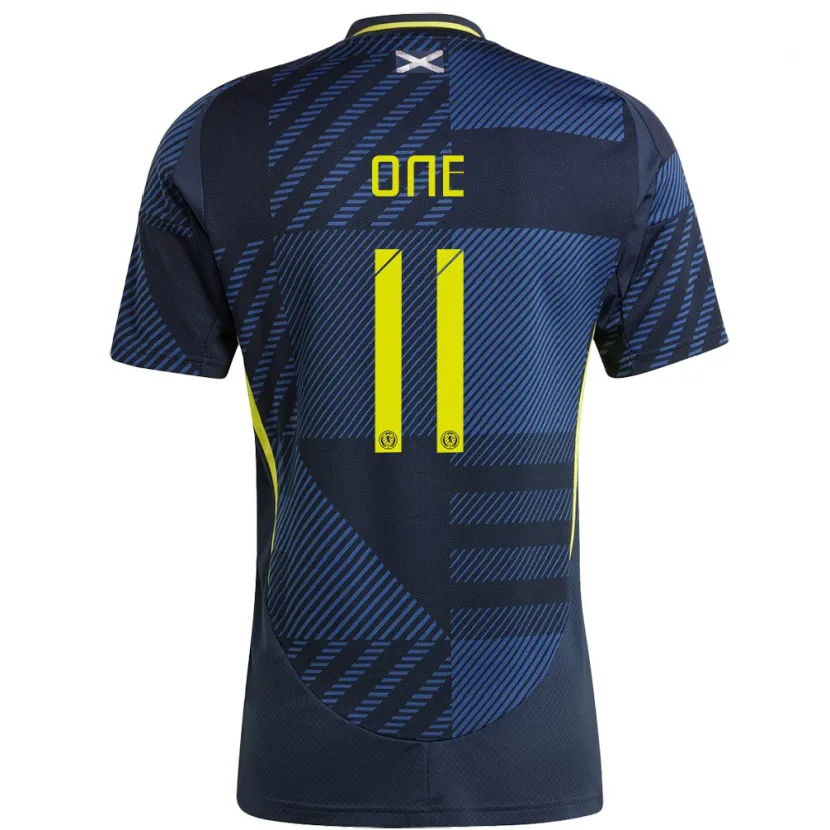 Danxen Mujer Camiseta Escocia Ryan Oné #11 Azul Oscuro 1ª Equipación 24-26 La Camisa México