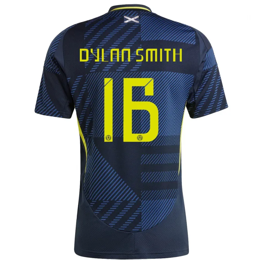 Danxen Mujer Camiseta Escocia Dylan Smith #16 Azul Oscuro 1ª Equipación 24-26 La Camisa México