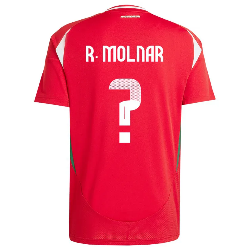 Danxen Mujer Camiseta Hungría Rajmund Molnár #0 Rojo 1ª Equipación 24-26 La Camisa México