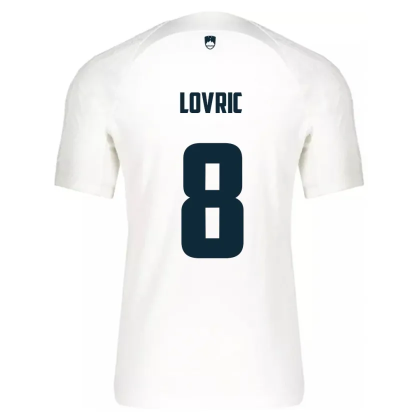 Danxen Mujer Camiseta Eslovenia Sandi Lovric #8 Blanco 1ª Equipación 24-26 La Camisa México