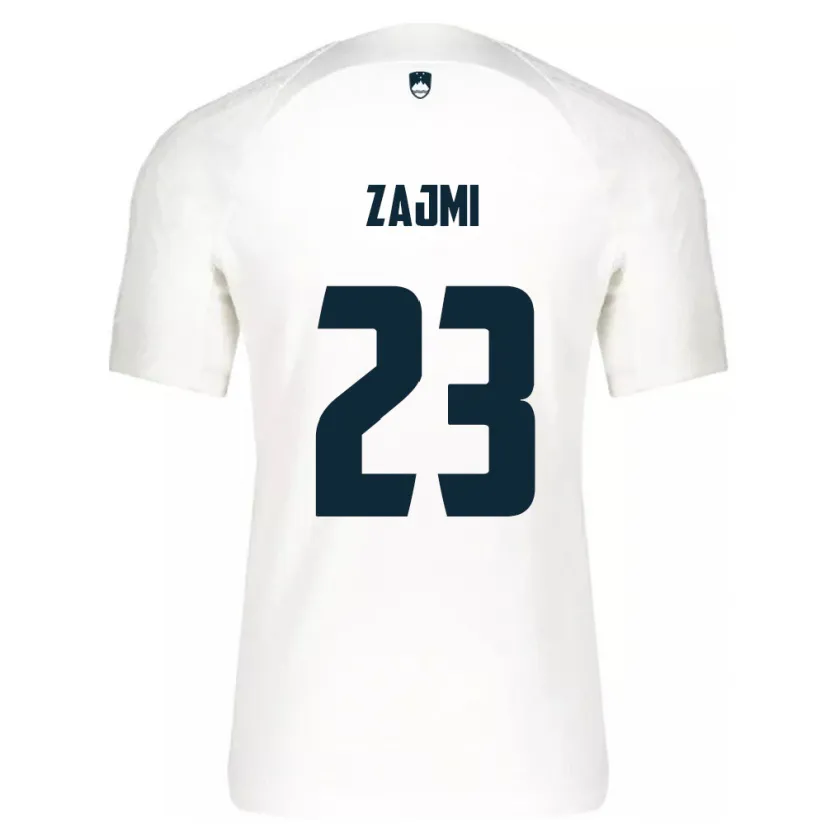 Danxen Mujer Camiseta Eslovenia Luana Zajmi #23 Blanco 1ª Equipación 24-26 La Camisa México