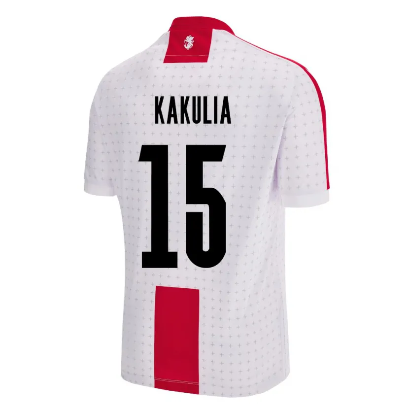 Danxen Mujer Camiseta Georgia Giorgi Kakulia #15 Blanco 1ª Equipación 24-26 La Camisa México