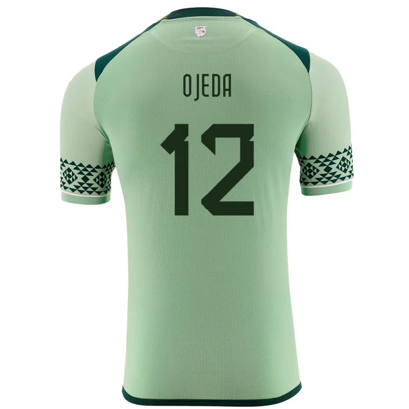 Danxen Mujer Camiseta Bolivia Vanessa Ojeda #12 Verde Claro 1ª Equipación 24-26 La Camisa México