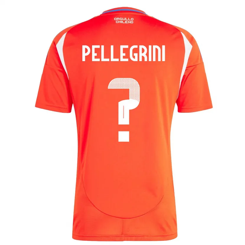 Danxen Mujer Camiseta Chile Maya Pellegrini #0 Rojo 1ª Equipación 24-26 La Camisa México