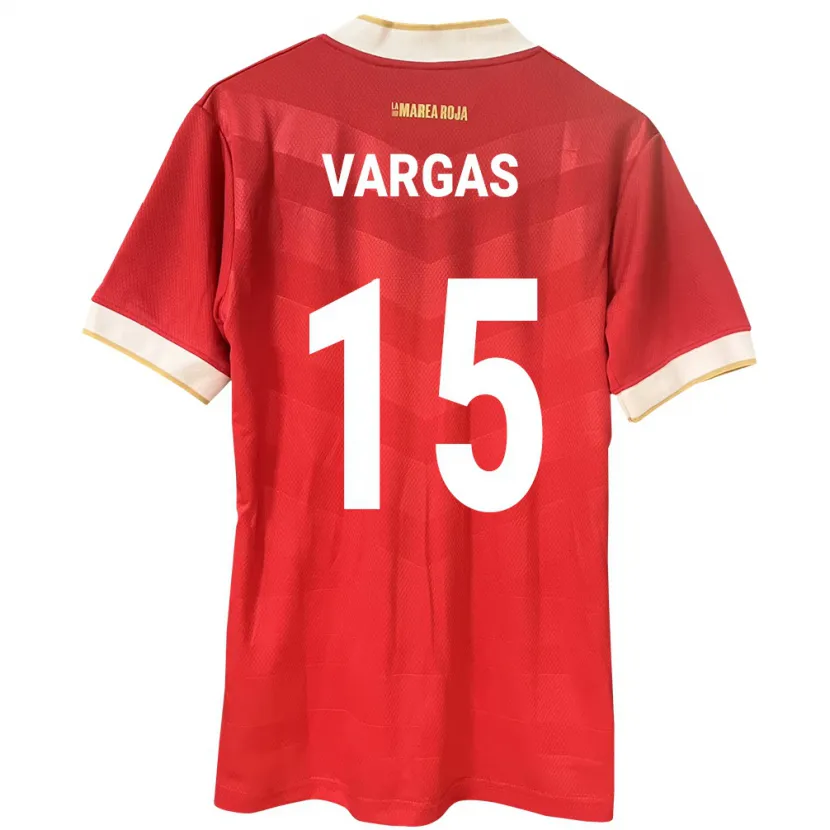 Danxen Mujer Camiseta Panamá Rosario Vargas #15 Rojo 1ª Equipación 24-26 La Camisa México