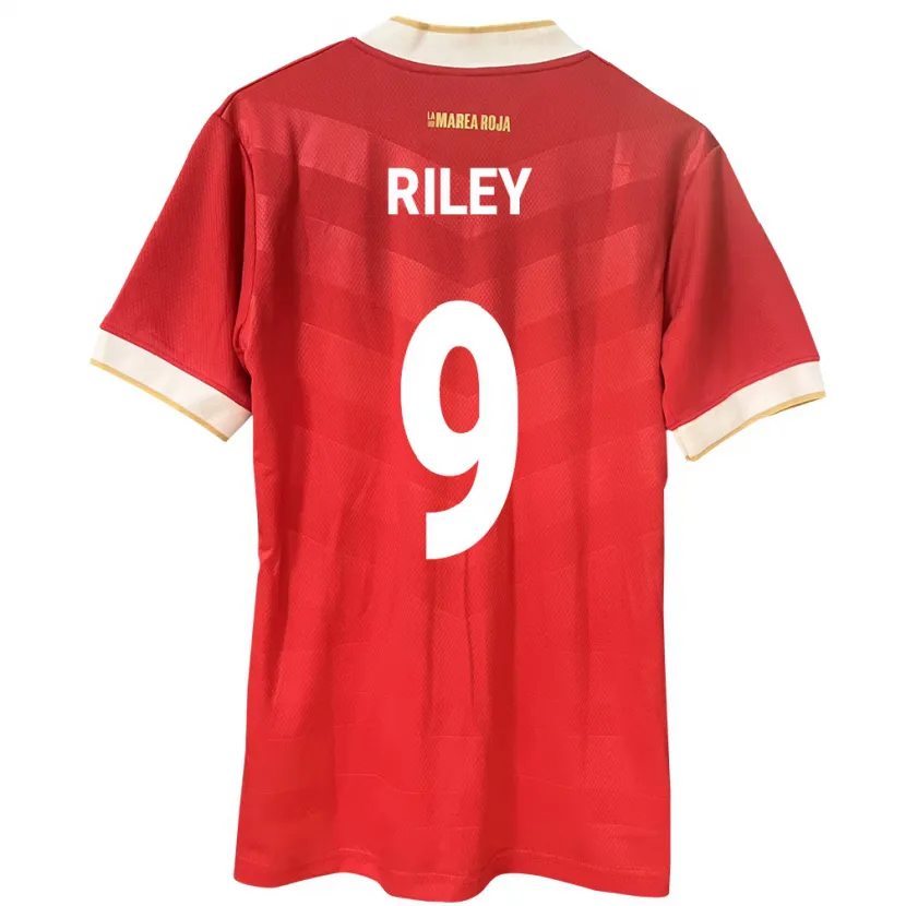 Danxen Mujer Camiseta Panamá Karla Riley #9 Rojo 1ª Equipación 24-26 La Camisa México