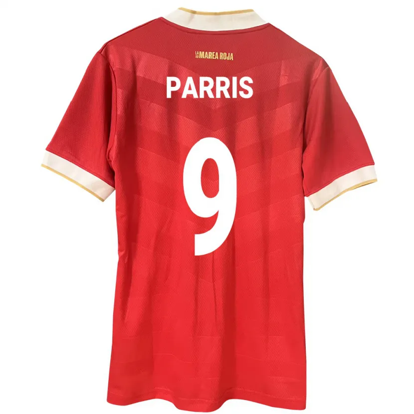 Danxen Mujer Camiseta Panamá Katherine Parris #9 Rojo 1ª Equipación 24-26 La Camisa México