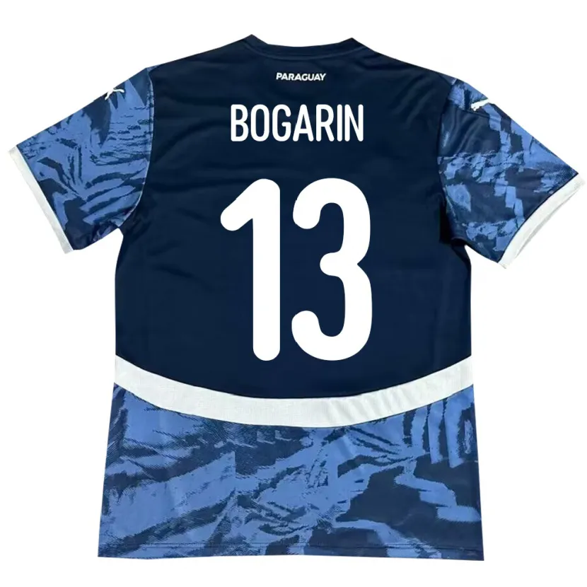 Danxen Mujer Camiseta Paraguay Dahiana Bogarín #13 Azul 2ª Equipación 24-26 La Camisa México
