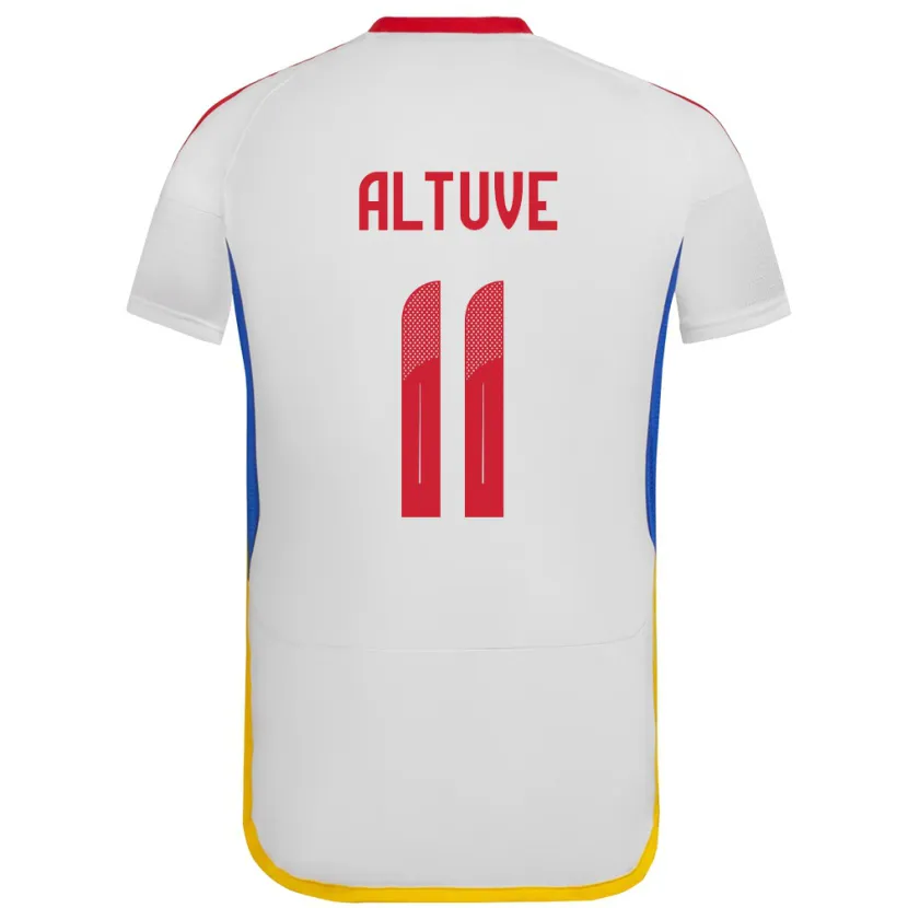 Danxen Mujer Camiseta Venezuela Oriana Altuve #11 Blanco 2ª Equipación 24-26 La Camisa México