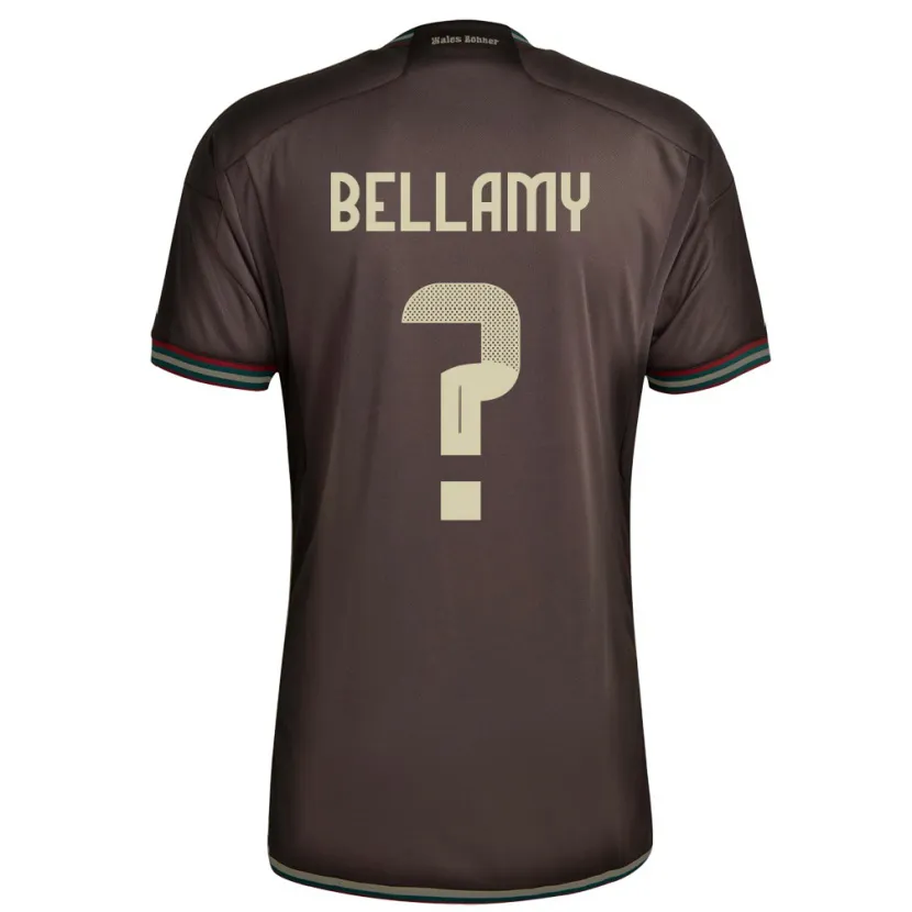 Danxen Mujer Camiseta Jamaica Sydney Bellamy #0 Marrón Noche 2ª Equipación 24-26 La Camisa México