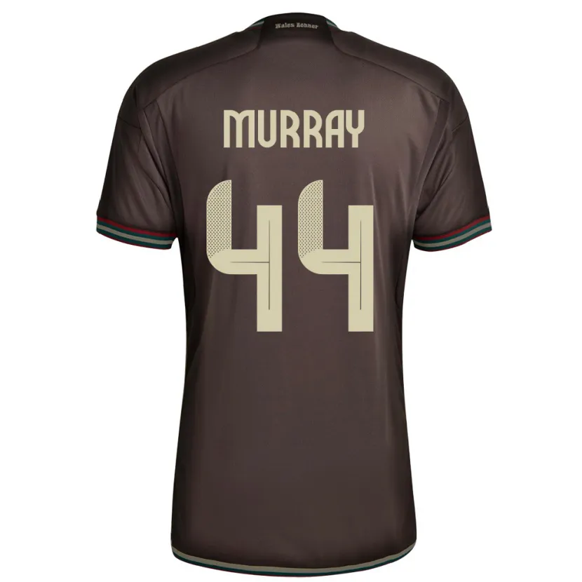 Danxen Mujer Camiseta Jamaica Satara Murray #44 Marrón Noche 2ª Equipación 24-26 La Camisa México