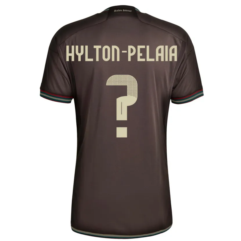 Danxen Mujer Camiseta Jamaica Jayda Hylton-Pelaia #0 Marrón Noche 2ª Equipación 24-26 La Camisa México