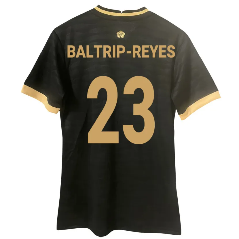 Danxen Mujer Camiseta Panamá Carina Baltrip-Reyes #23 Negro 2ª Equipación 24-26 La Camisa México