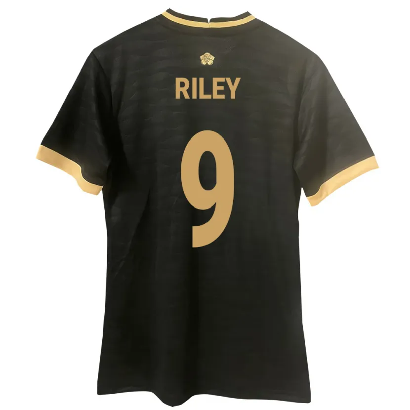 Danxen Mujer Camiseta Panamá Karla Riley #9 Negro 2ª Equipación 24-26 La Camisa México