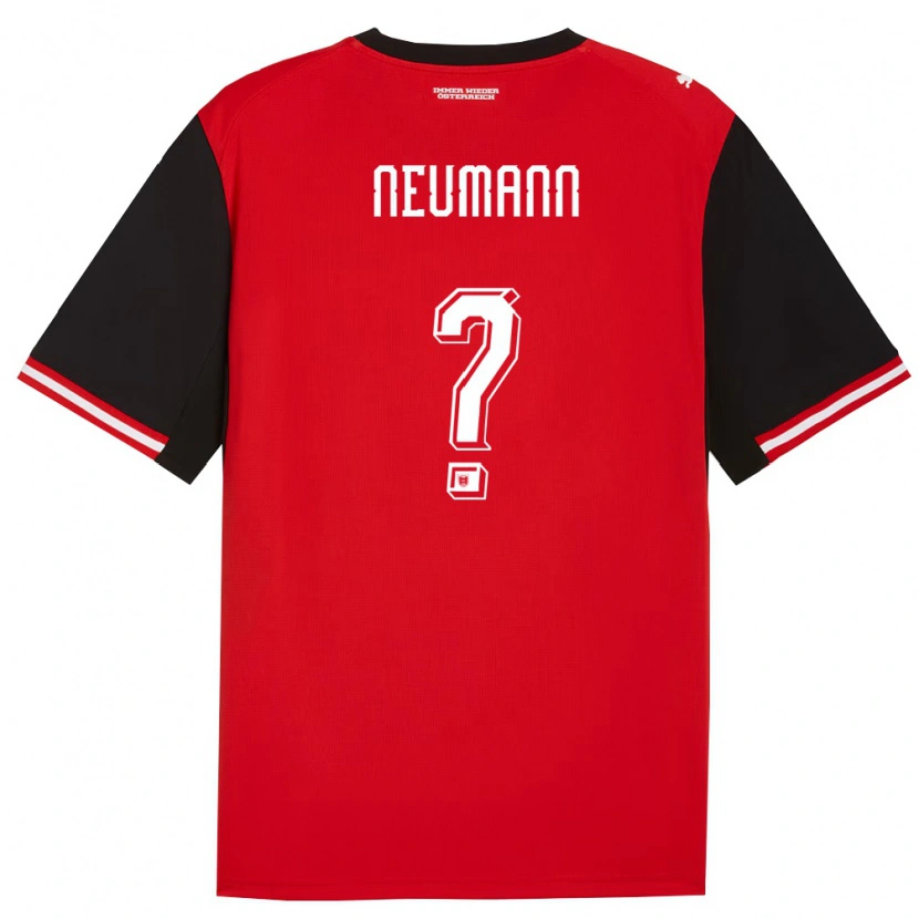 Danxen Niño Camiseta Austria Moritz Neumann #0 Negro Blanco 1ª Equipación 26-28 La Camisa México