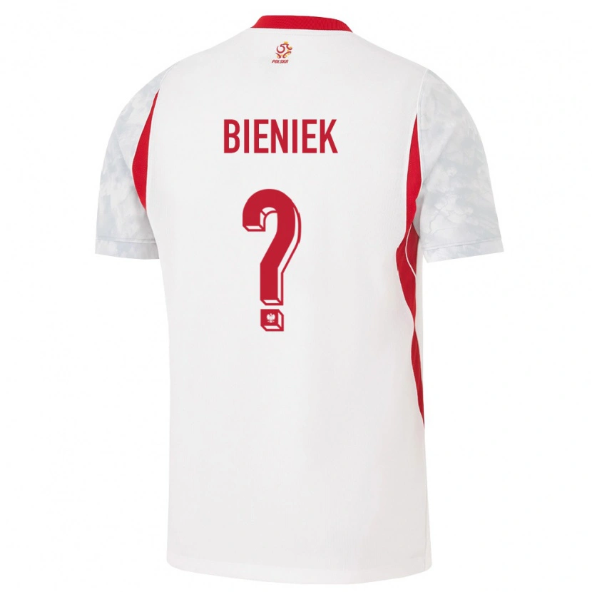 Danxen Niño Camiseta Polonia Marcel Bieniek #0 Blanco Rojo Gris 1ª Equipación 26-28 La Camisa México