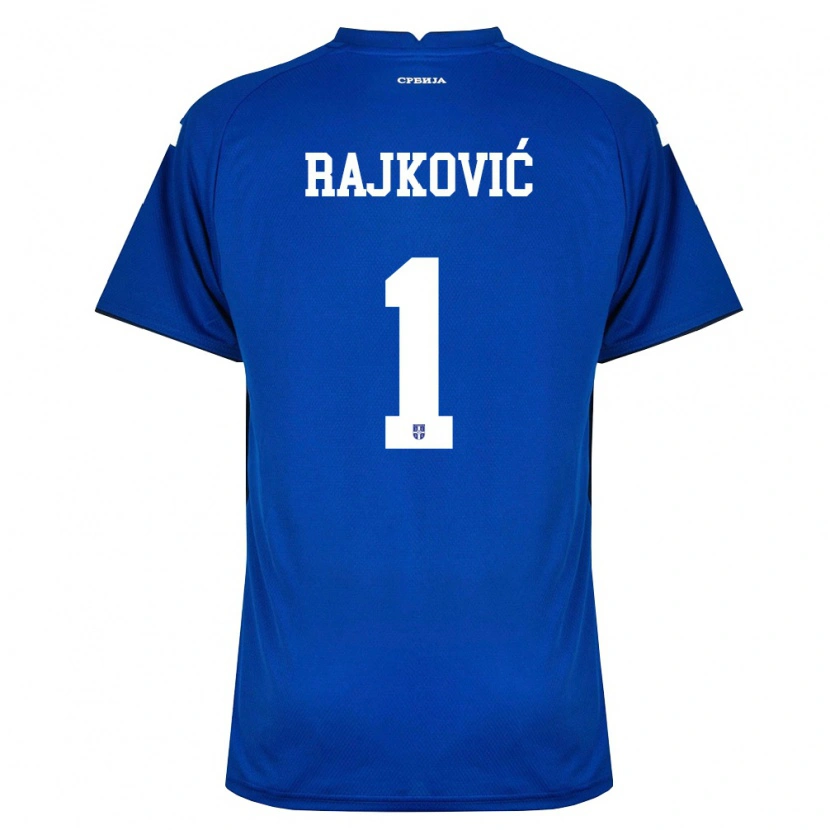 Danxen Niño Camiseta Serbia Predrag Rajković #1 Marino Rojo 1ª Equipación 26-28 La Camisa México