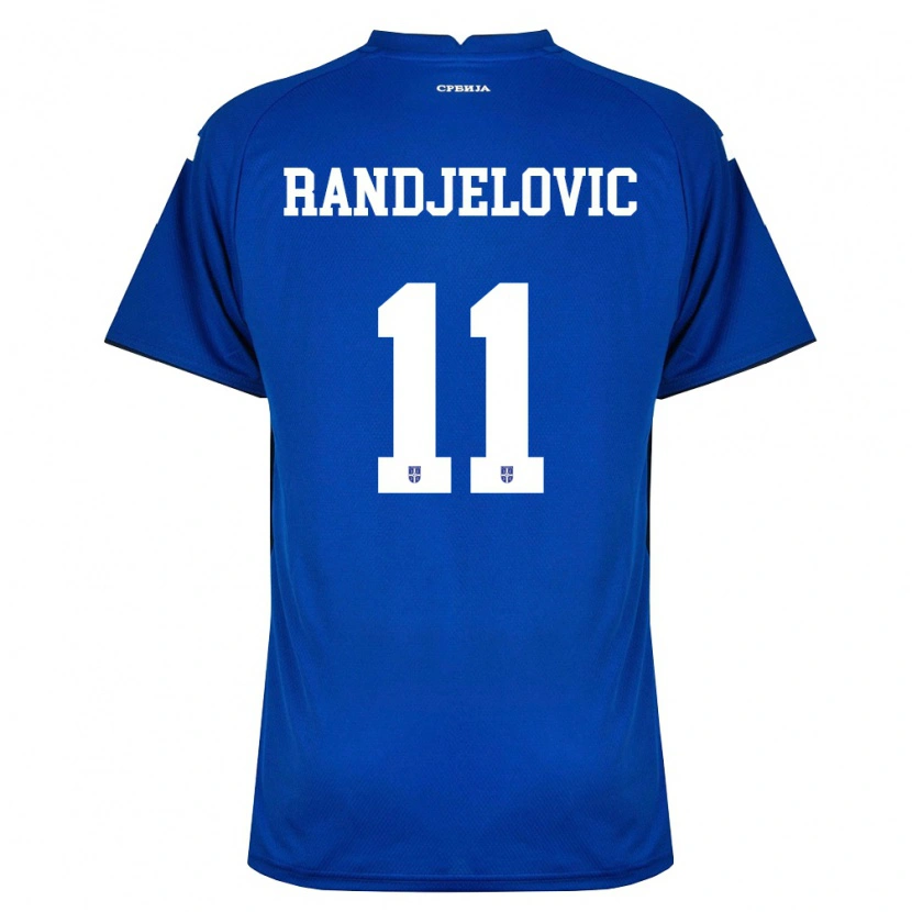 Danxen Niño Camiseta Serbia Lazar Randjelovic #11 Marino Rojo 1ª Equipación 26-28 La Camisa México