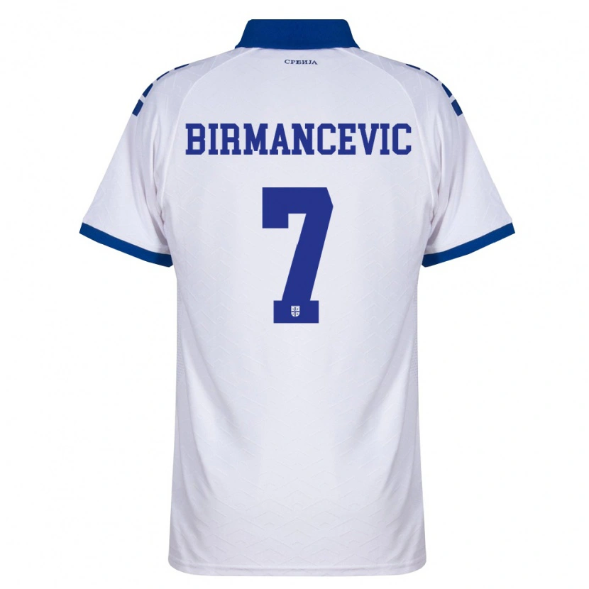 Danxen Niño Camiseta Serbia Veljko Birmancevic #7 Marino Blanco Rojo 2ª Equipación 26-28 La Camisa México