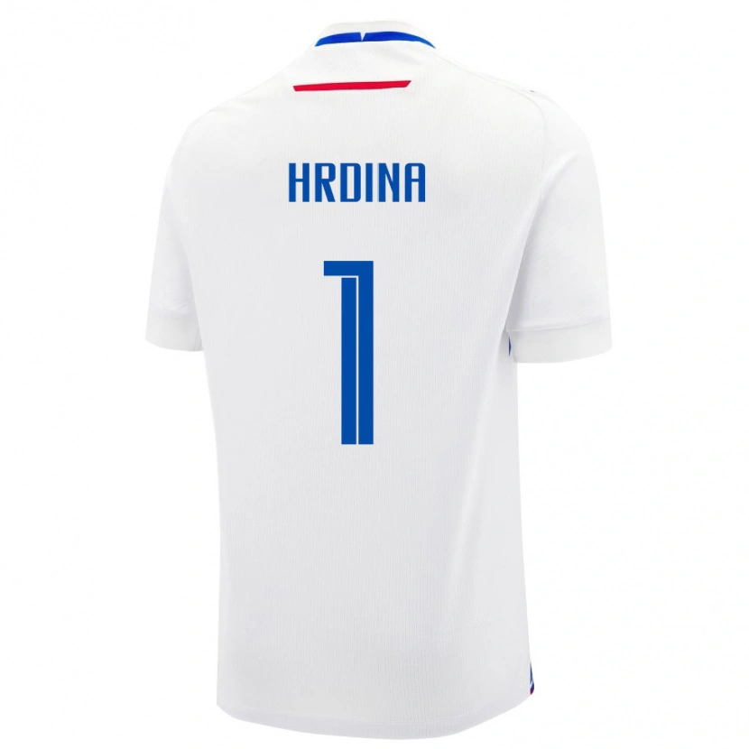 Danxen Niño Camiseta Eslovaquia Adam Hrdina #1 Blanco Azul 2ª Equipación 26-28 La Camisa México