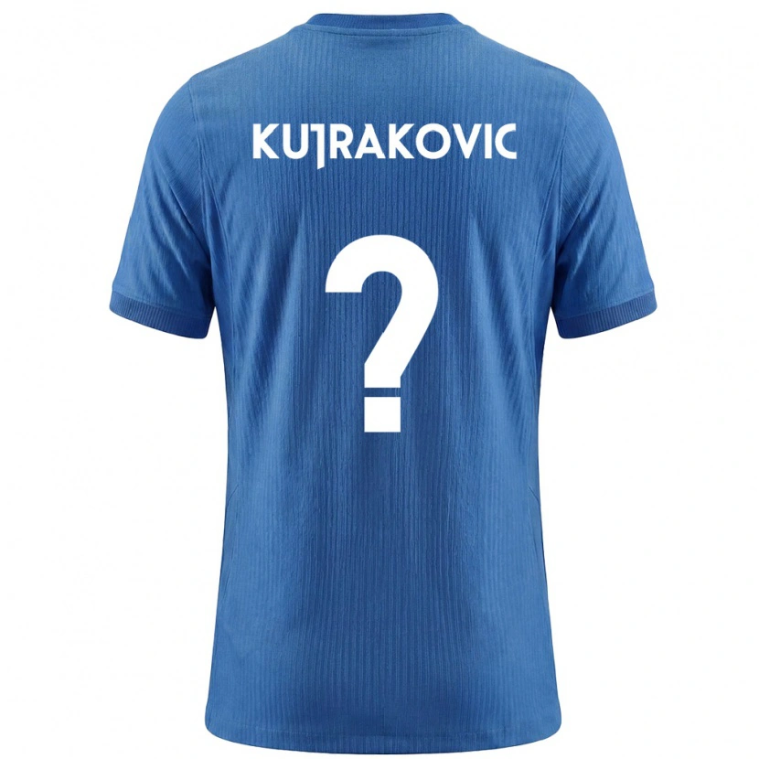 Danxen Niño Camiseta Eslovenia Minel Kujrakovic #0 Azul Blanco 2ª Equipación 26-28 La Camisa México