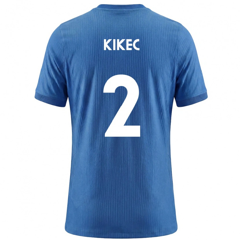 Danxen Niño Camiseta Eslovenia Timon Kikec #2 Azul Blanco 2ª Equipación 26-28 La Camisa México