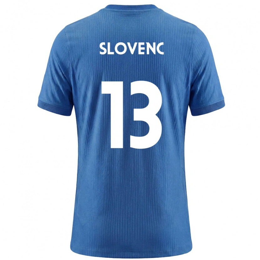 Danxen Niño Camiseta Eslovenia Nejc Slovenc #13 Azul Blanco 2ª Equipación 26-28 La Camisa México