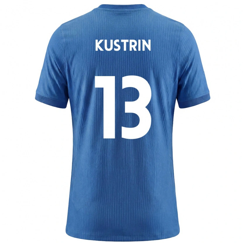 Danxen Niño Camiseta Eslovenia Zala Kuštrin #13 Azul Blanco 2ª Equipación 26-28 La Camisa México