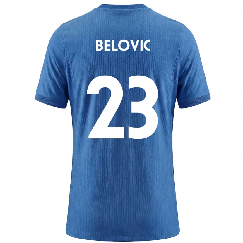 Danxen Niño Camiseta Eslovenia Nik Belovic #23 Azul Blanco 2ª Equipación 26-28 La Camisa México