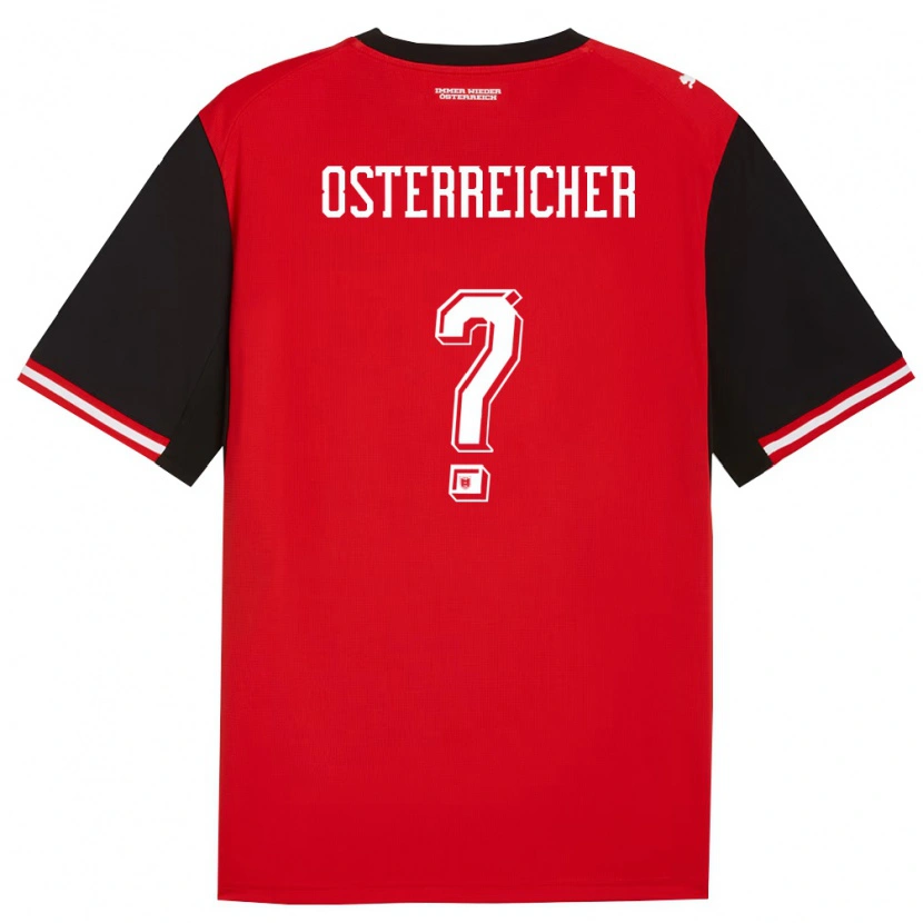 Danxen Hombre Camiseta Austria Marijan Österreicher #0 Negro Blanco 1ª Equipación 26-28 La Camisa México
